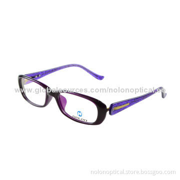 New style acetate eye glasses with Italy material, demo lens, customized logo